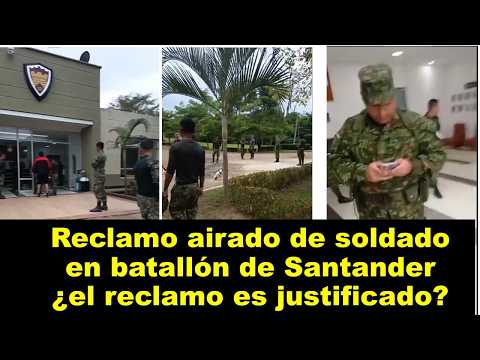 ¿Justo reclamo o insubordinación? Batallón de Ing de Combate 30   en Tibú, Norte de Santander