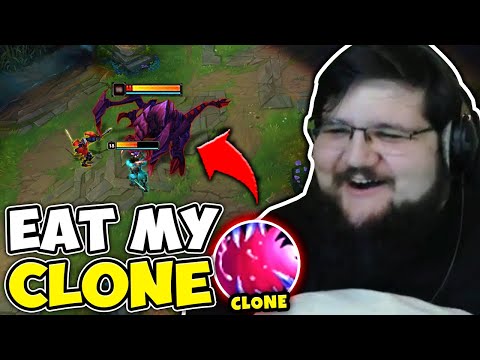 PINK WARD SHOWS YOU 200 IQ CLONE BAITS IN ACTION (DECEPTION) - League of Legends