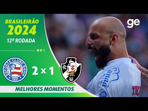 Bahia vence o Vasco por 2 a 1 e assume a vice-liderança do brasileirão 2024