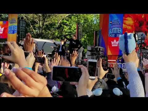 190515 Fire Soundcheck BTS 방탄소년단 Good Morning America GMA Summer Concert Series