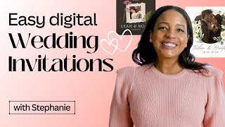 Digital wedding invitation maker: Create stunning online wedding invitations for free