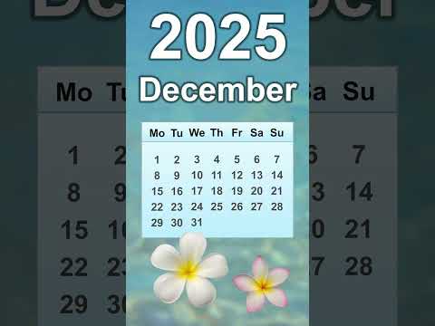 December 2025 Calendar
