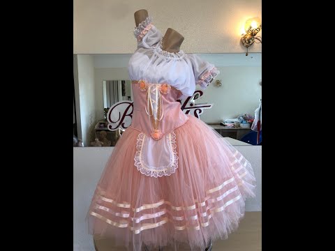 Костюм крестьянки - pas de deux 1 акт P 0506A - video 8