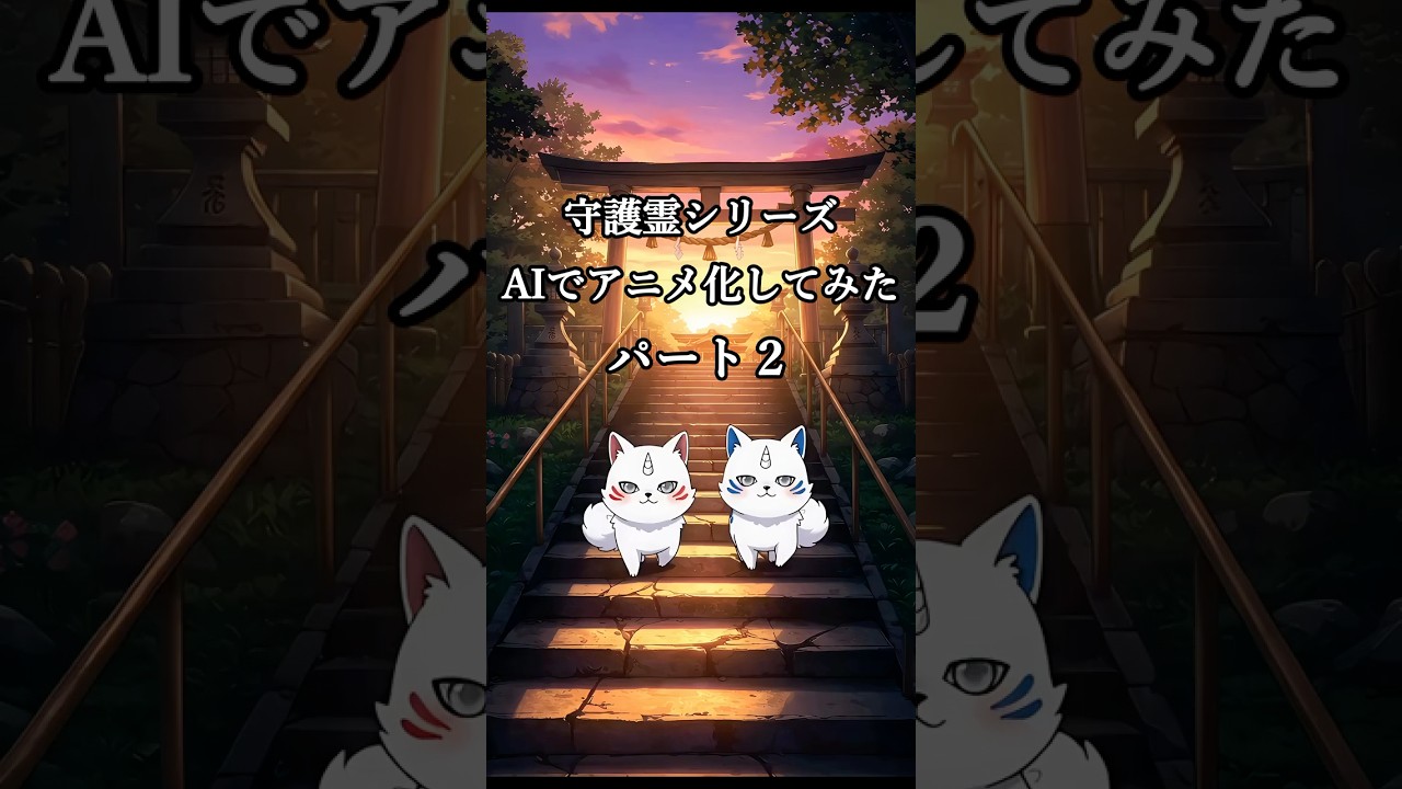 【AIアニメ】守護霊シリーズをAIでアニメ化してみた②