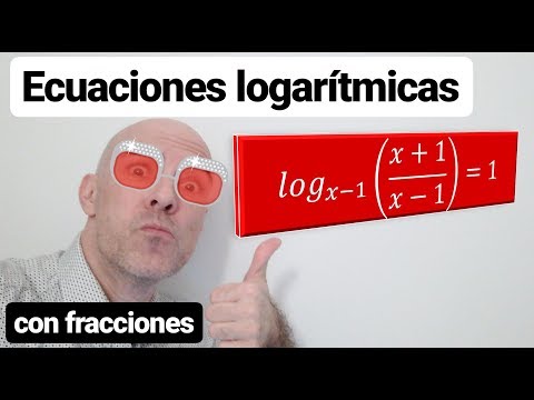 CÓMO RESOLVER ECUACIONES LOGARÍTMICAS CON FRACCIONES