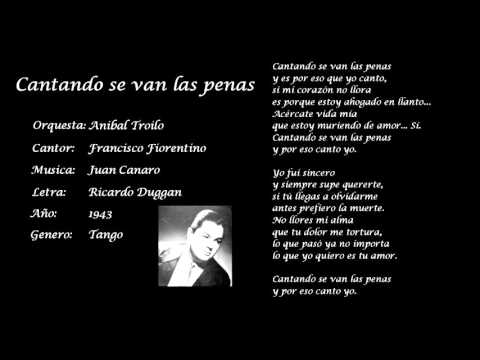 Anibal Troilo y Alberto Marino - Cantando se van las penas
