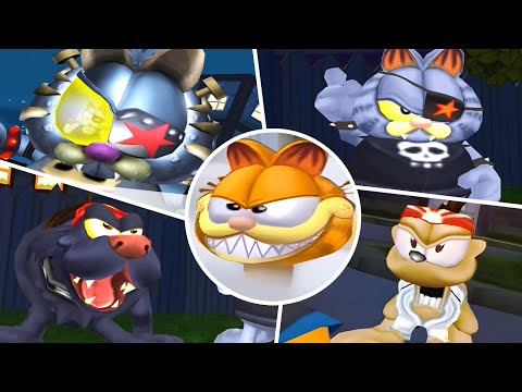 Garfield: Lasagna World Tour All Bosses (PS2, PC)