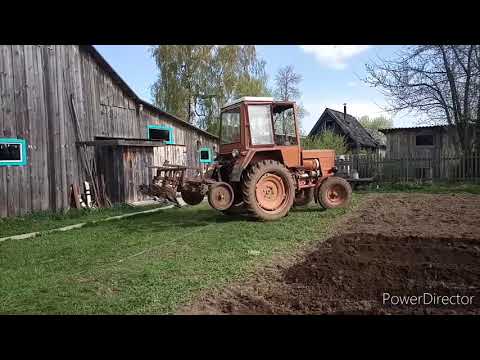 Самодельный окучник для трактора Т-25. Нарезка гребней под посадку картофеля