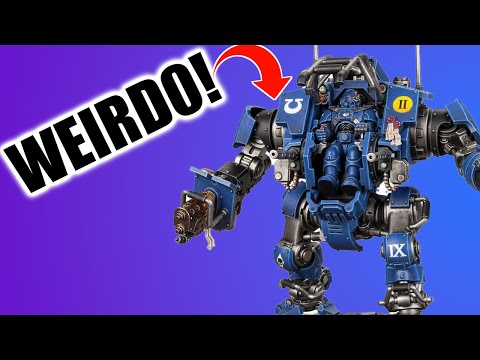 The Space Marine Invictor Tactical Warsuit is A super weird unit in warhammer 40k!