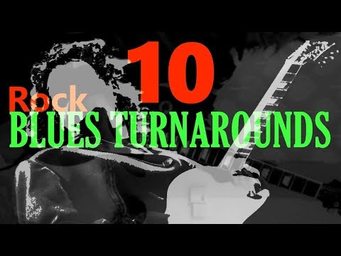 10 Blues Rock Turnarounds for Guitar!