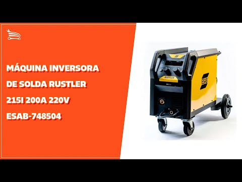 Máquina Inversora de Solda Rustler 455i 420A MIG/MAG 220/380/440V Trifásica - Video
