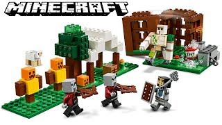 Lego Minecraft  21159  The Pillager Outpost  UNBOX