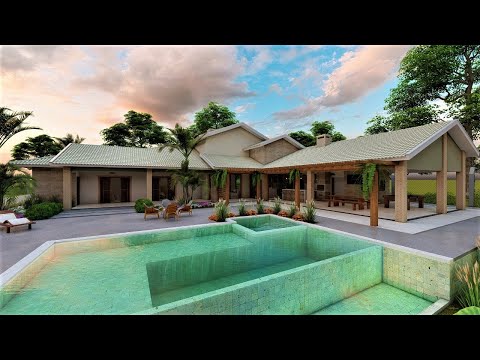 ( P - 056 ) CASA COM PISCINA PARA CHACARA - FAZENDA OU SITIO