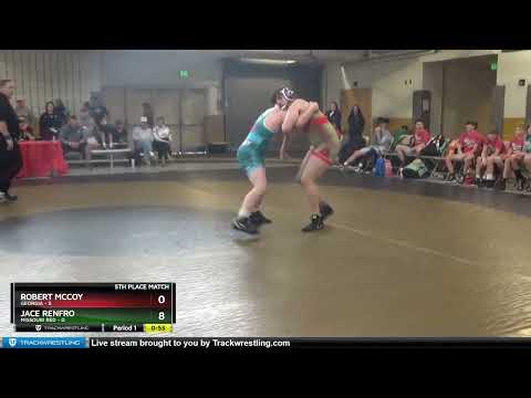 187 Lbs Placement Matches (8 Team) - Robert McCoy, Georgia Vs Jace Renfro, Missouri Red 3ee9