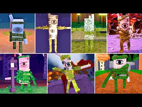 Roblox DOORS - Eyestalk Chase VS 13 Different Eyestalk Chases