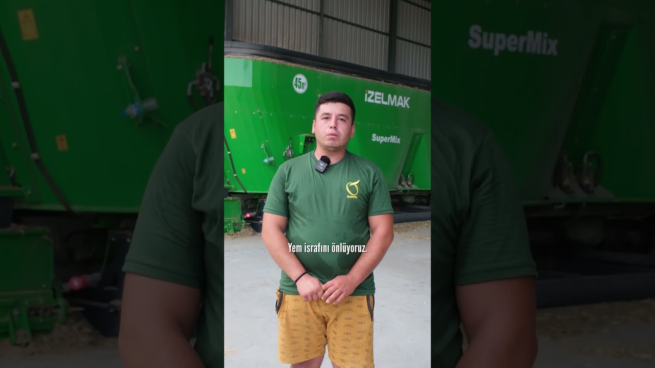 Özaltın Tarım Çiftliğin'den Ferdi Bey, İzelmak yem karma makinalarımızın avantajlarından bahsetti.