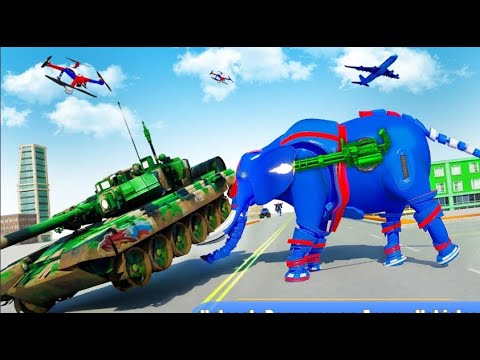 New Elephant Robot Transform Monster Ep-2 | City Rescue Truck Robot Android GamePlay | By Game Crazy