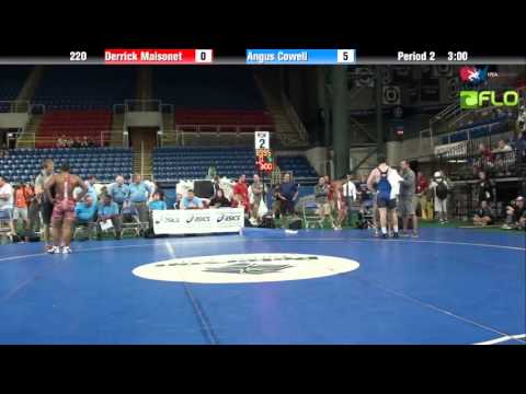 Junior 220 - Derrick Maisonet (Illinois) vs. Angus Cowell (Connecticut)
