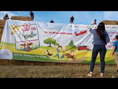 Montage de la Grande Banderole