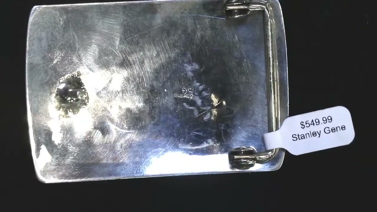 Stanley Gene’s Silver Bear Buckle