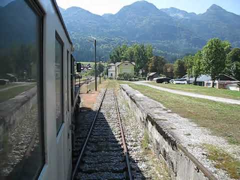 Slovenia: Leaving Bohinjska Bistrica on board the SŽ Autovlak car transporter train to Podbrdo