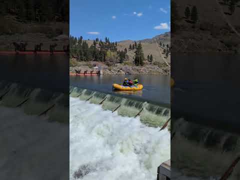 Low Head Dam Truckee River 3,600 CFS Near Reno, NV