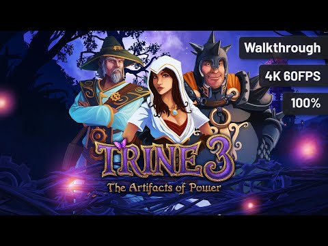 Trine 3: The Artifacts of Power┆Full Walkthrough┆100%┆No Commentary┆4K60FPS
