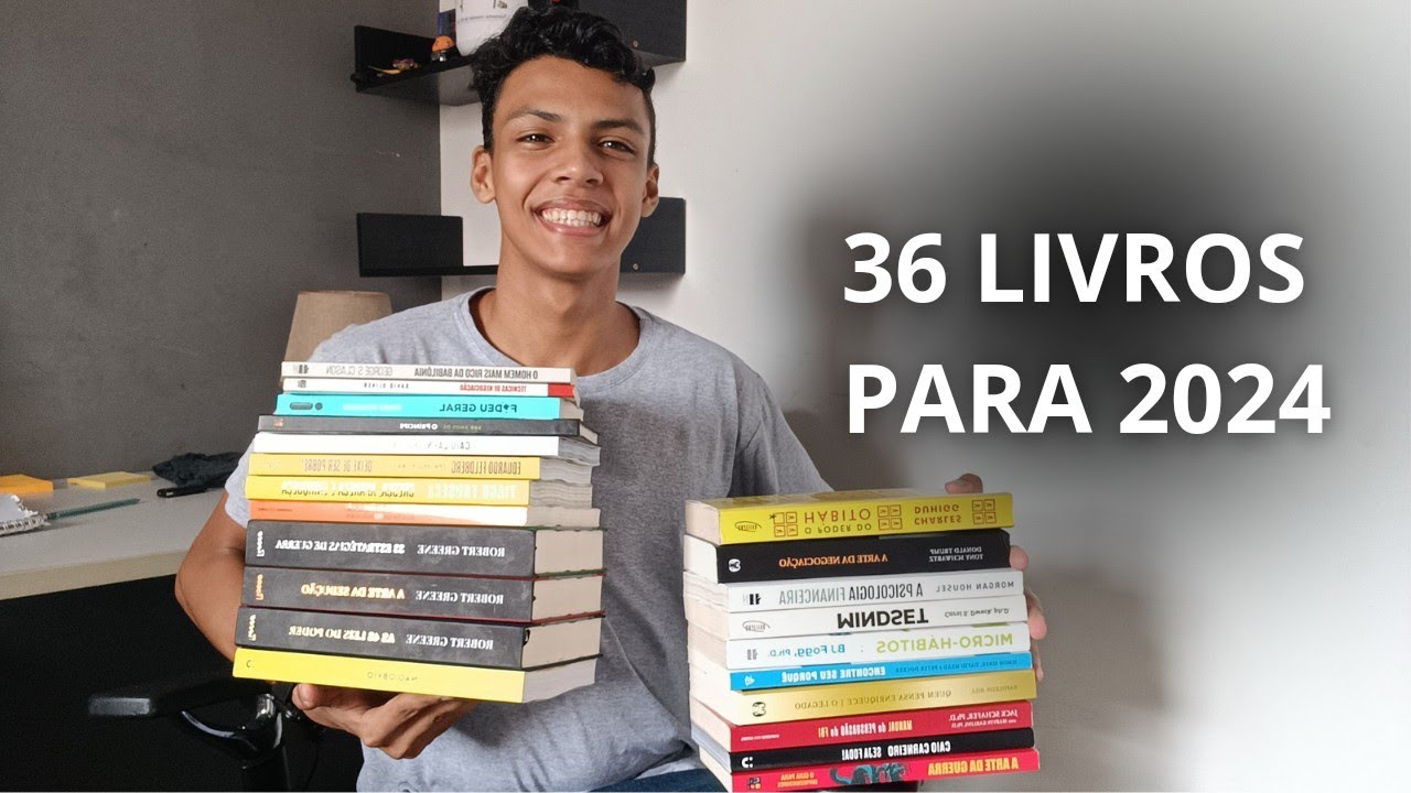 36 LIVROS PARA LER EM 2024 | Produtividade, Finanças, Marketing, Mentalidade...