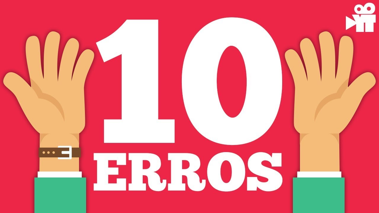 10 ERROS que youtubers iniciantes cometem | Escola para Youtubers