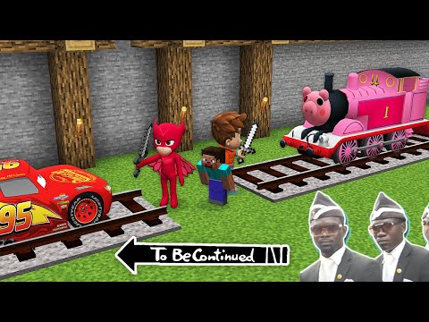 This is real THOMAS PIGGY vs McQUEEN in Minecraft - Coffin Meme