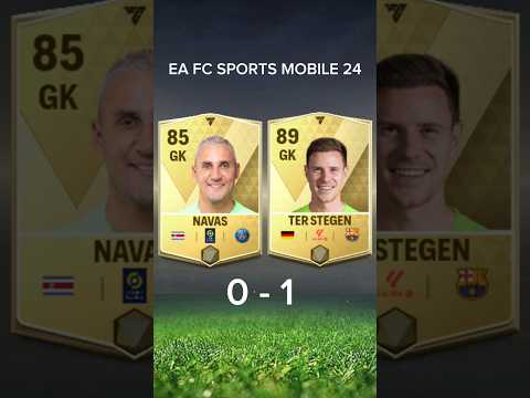 NAVAS VS TER STEGEN FIFA MOBILE COMPARISON #fifamobile #keylornavas #terstegen #fcmobile24 #shorts
