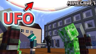 【マイクラ茶番】100個の星が突然消えたので校庭でUFO呼びます【奇妙な物語】