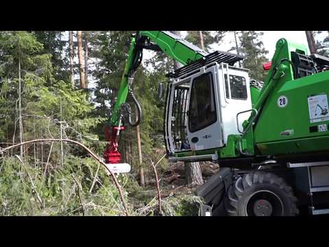 Sennebogen 718 Walkaround & Demo @ Elmia Wood 2017