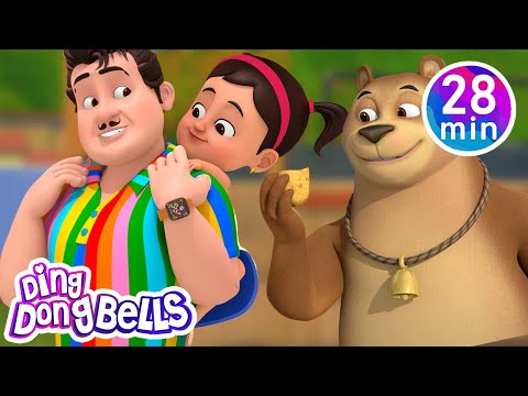 Re Mama Re Mama Re + 9 More Rhymes in Hindi | Nursery Rhymes | Ding Dong Bells