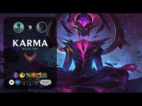 Karma Top vs Maokai - KR Grandmaster Patch 13.6