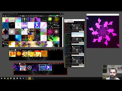 VJ ing with NestDrop in the Dome