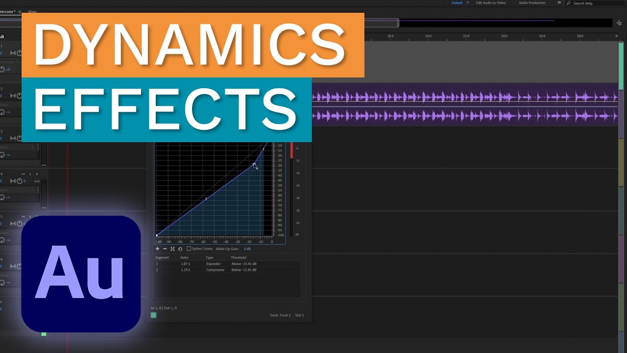 Adobe Audition Dynamics vs Dynamics Processing