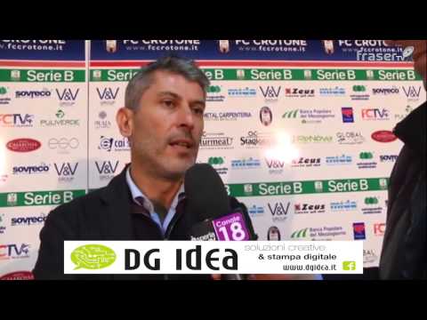 CROTONE vs PRO VERCELLI: parla mister C. SCAZZOLA