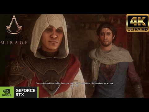 [Assassin's Creed Mirage] | Basim Meeting Roshan First Encounter Epic Cinematic Scene in 4K 60FPS