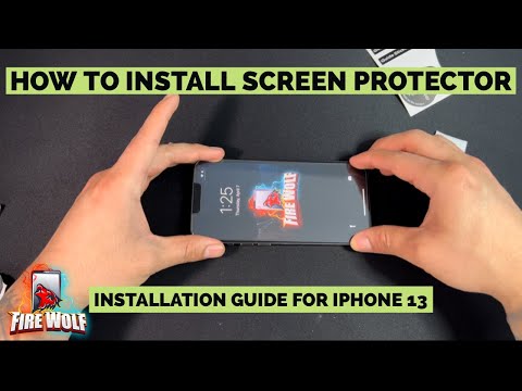 How To Install Screen Protector for iPhone 13 and iPhone 13 Pro
