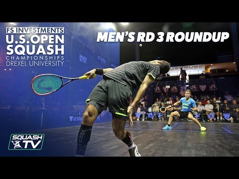 Squash: Men's Rd 3 Roundup Pt. 2 - US Open 2018