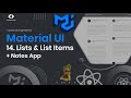 React Material UI Tutorial 14 Lists And List Items