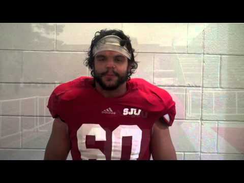Post-Game Interviews w/SJU's Bruns, Plombon & Matuska - 2013 Augsburg