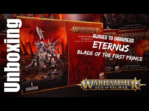 Unboxing Eternus Blade Of The First Prince Slaves to Darkness Warhammer Age of Sigmar