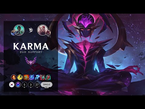 Karma Support vs Rakan - KR Master Patch 12.6