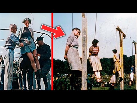 The BRUTAL E⚹ₓecutions Of The FEMALE Guards Of Bergen-Belsen Camp