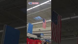 Watch: Hail Destroys Skylight And Plunges Missouri Walmart Into Darkness