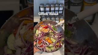 ヨーロッパに住んでからハマったグリークサラダ🇬🇷🥗🫒#recipe#レシピ#サラダレシピ #salad #saladrecipe #healthysnacks