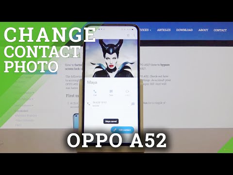 How to Add Photo to Contact in OPPO A52 – Personalize Profile Picture
