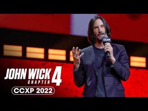 Thumbnail of the video: John Wick: Chapter 4 at CCXP 2022 – Keanu Reeves